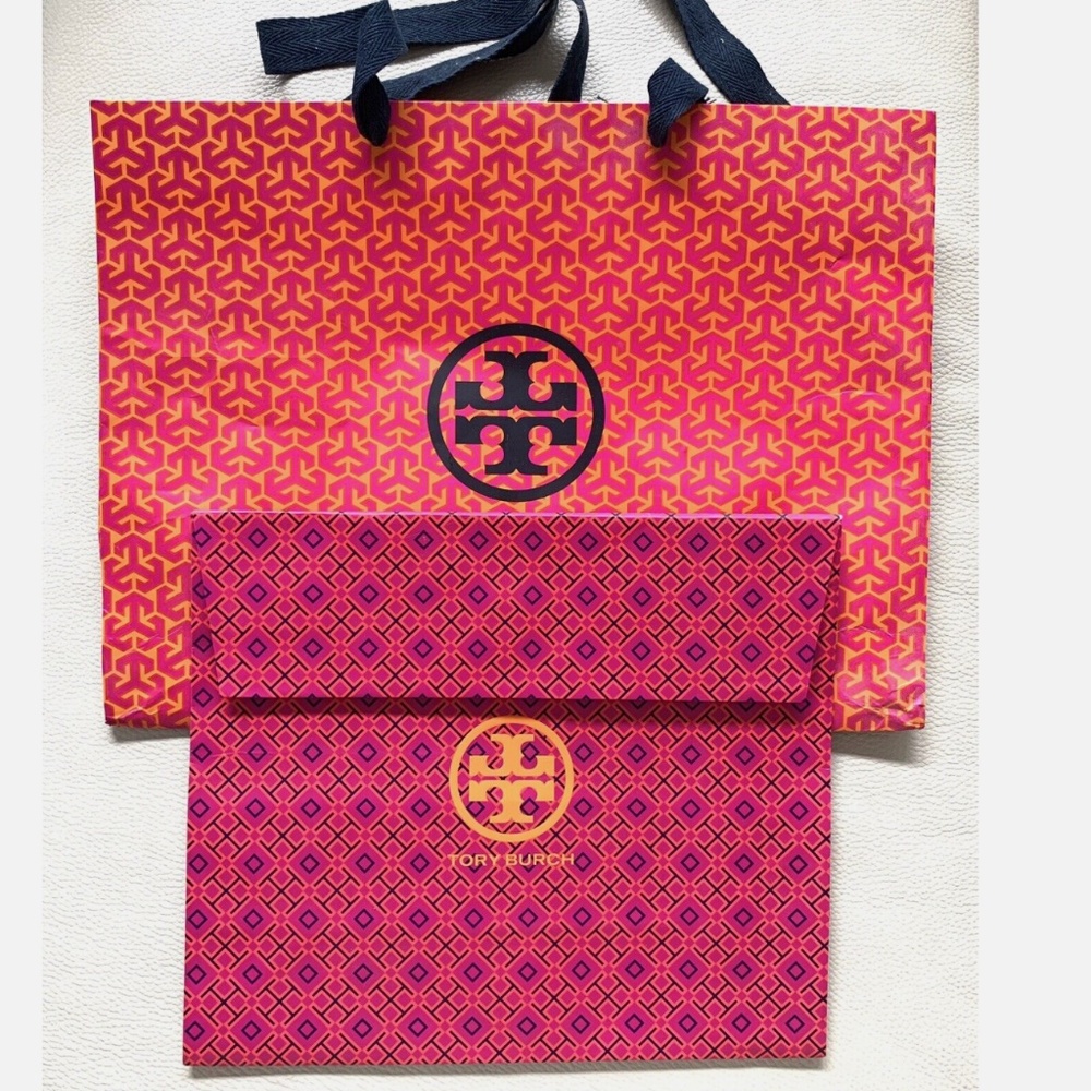 2 Tory Burch gift bags.